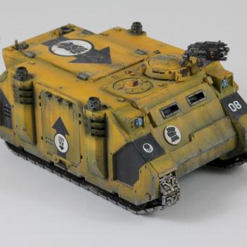 Imperial Fist rhino by PaintMyBits