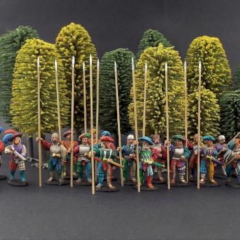 28mm Warlord Games ~ (Pro-Gloria) Landsknechts Pikes, by avalonindustries2040