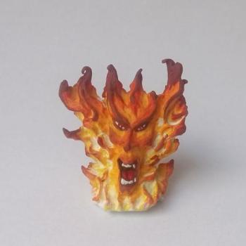 Lesser Elemental (Fire) by Amby Dextrous