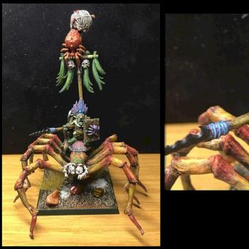 Customized Goblin Boss on Gigantic Spider by Graishak