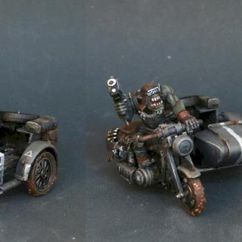 Ork Bike with Sidecar by Kernspalt