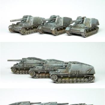 Flames of War German Hummeln by Ghostpainter