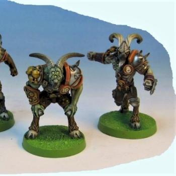 Blood Bowl Beastmen by Madzi