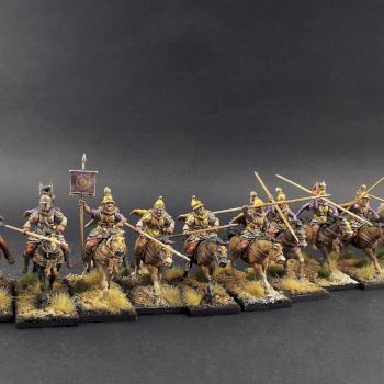 28mm Macedonian Companions with Senior Command Victrix by avalonindustries2040