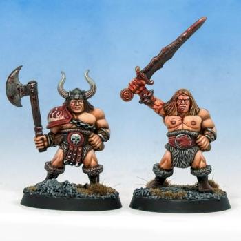 Talisman Barbarian and Warrior by Curis