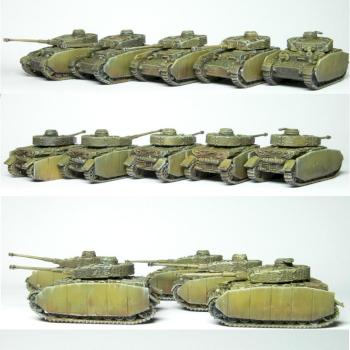 Flames of War German Panzer IV by Ghostpainter