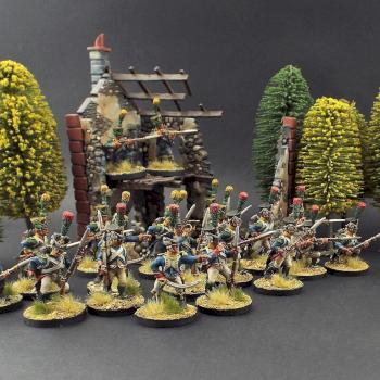 28mm Front Rank ~ French Skirmishers Clash with British Forces. by avalonindustries2040