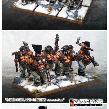 Ogres highlander robbers maneters conversion by Kseronarogu