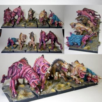 Chaos Warhounds 1 - 5 Hounds of Xaphan by Hamish Longstride