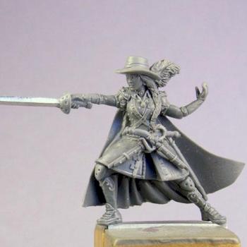 Swordswoman of Lusia by Sculptdude