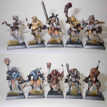 Chaos Beastmen Beastman Ungor Raiders by Hamish Longstride