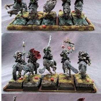 Goblin Wolf Riders by mousekiller