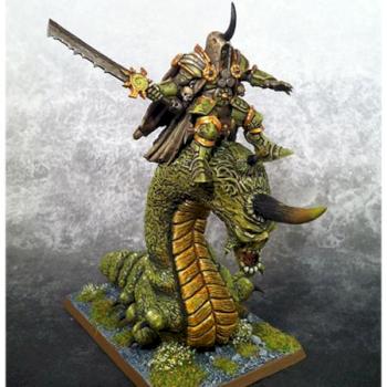 Nurgle Lord on demonic mount conversion by Kseronarogu