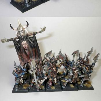 Chaos Beastmen Beastman Bestigor Bestigors by Hamish Longstride