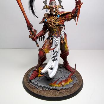 Warhammer 40k Aeldari Eldar Avatar of Khaine  Magnetised variant #1 by Dad Paints Minis