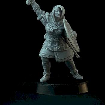 Shieldmaiden Captain by Brother Vinni