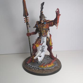 Warhammer 40k Aeldari Eldar Avatar of Khaine  Magnetised variant #2 by Dad Paints Minis