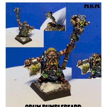 ODUM RUMBLEBEARD, DWARF by mousekiller