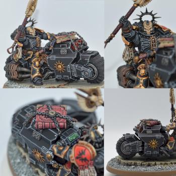 Primaris Chaplain on Bike by DarianZG