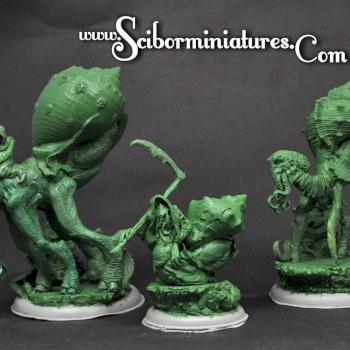 Cthulhu creatures by Scibor