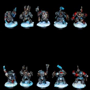 Space Wolves Terminators by warhamsterpainting