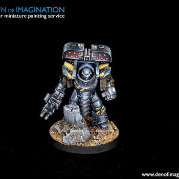 Living Fortress! Iron Warriors Hero by DEN of IMAGINATION