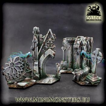 HEXES TERRAINS - RUINED CATHEDRAL by dargo000