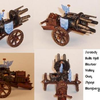 scratch built hell blaster volley gun by macgyver666