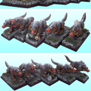 Warhammer VC Dire Wolfs by Purc