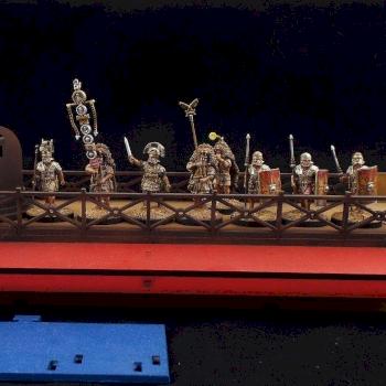 28mm Roman Warship Large Quinquereme Kit- with Corvus by avalonindustries2040