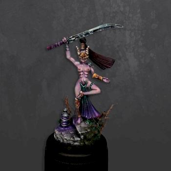 Scylla Miniatures Ishrall Tantric Demoness by Shizune