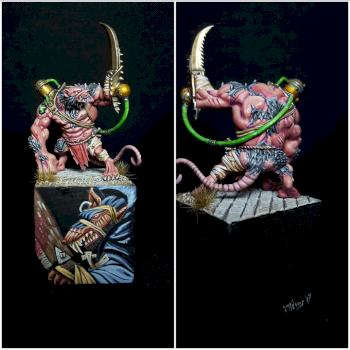 Rat Ogre Skaven Games Workshop by Milvus