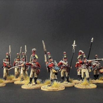 28mm Perry British Napoleonic Line Infantry by avalonindustries2040