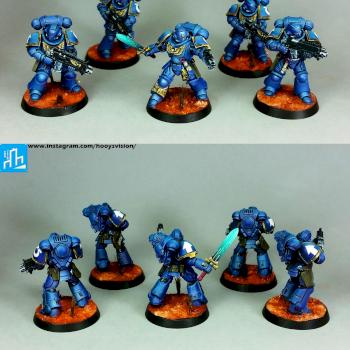 Primaris Marines Intercessor Squad by HooY