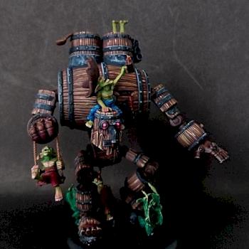 Whiskey Golem. Malifaux by monomatana