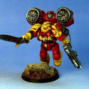 Flame Guardians - Vanguard Space Marine by BJCMiniStudio