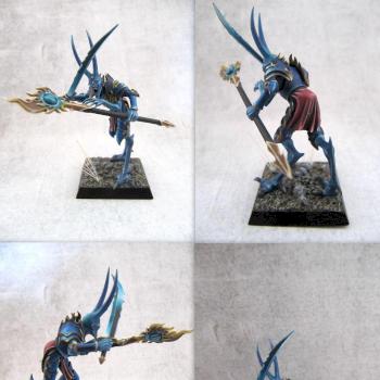 Tzeentch Sorcerer Lord by shas o come