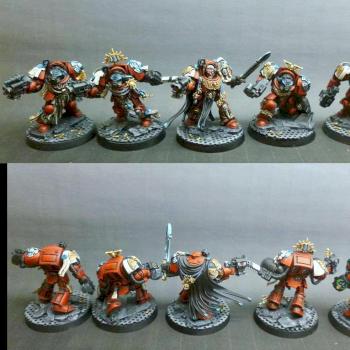 Space Hulk Blood Angels Squad by shas o come