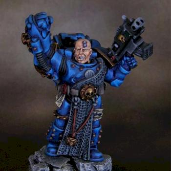 Space Marine Ultramarine Veteran by Machines Are Us