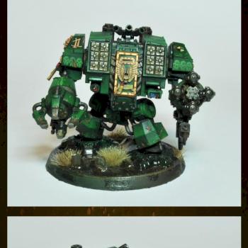 Dark Angels Dreadnought by wacca