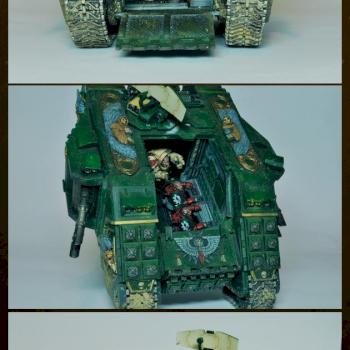 Dark Angels Land Raider Prometheus by wacca