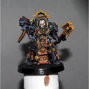 Space Marine Terminator Chaplain by volrath1982