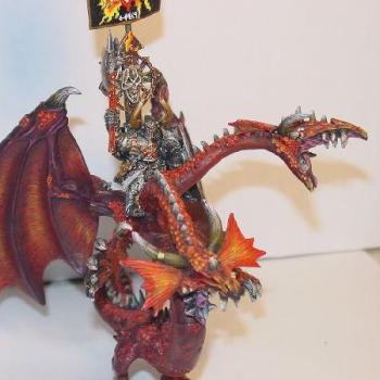 Undivided Chaos Lord on Dragon by Stephen