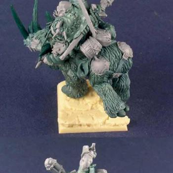 OGRE KINGDOMS Ogre Tyrant on Rhinox - converted by Scibor