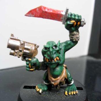 Grot with knife and pistol by Bernardus