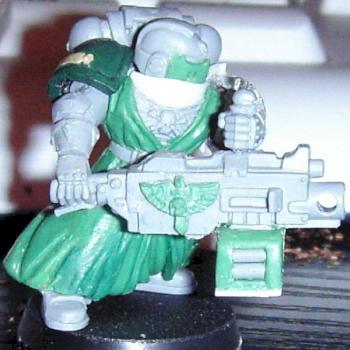 Dark Angel with heavy bolter by lheid