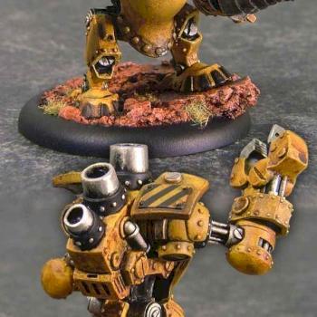 Gorten Grundback, Rhulic Mercenary - Driller Jack by ModelPainter