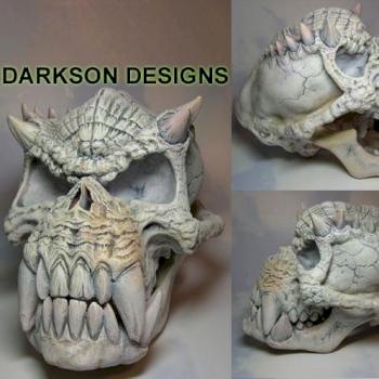 Resin Skull by Darkson Designs