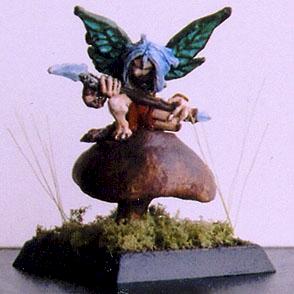 Toadstool fairy by Gilvan Blight