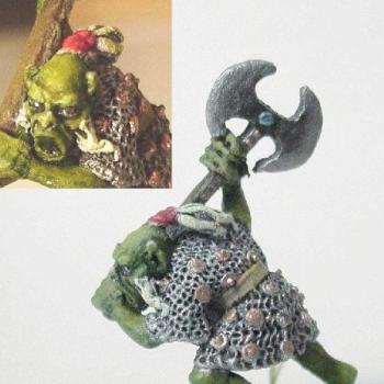 Goblin with 2-handed axe by vincegamer